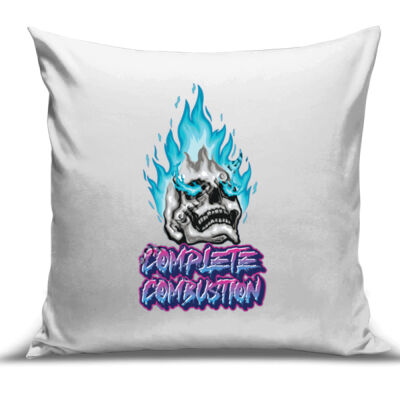 Compleate Combustion Skull with blue flames  Thumbnail