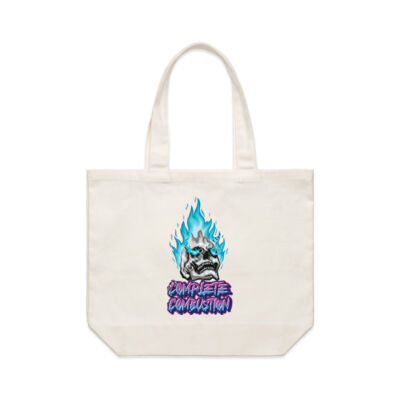 Compleate Combustion Skull with blue flames  Thumbnail