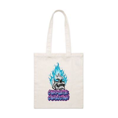 Compleate Combustion Skull with blue flames  Thumbnail