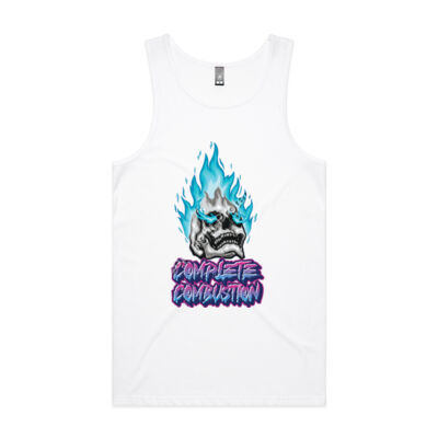 Compleate Combustion Skull with blue flames  Thumbnail