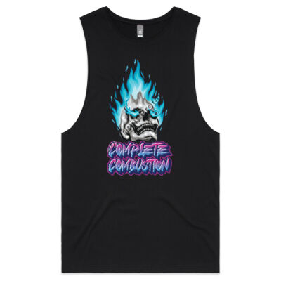 Compleate Combustion Skull with blue flames  Thumbnail