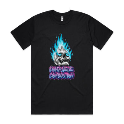Compleate Combustion Skull with blue flames  Thumbnail