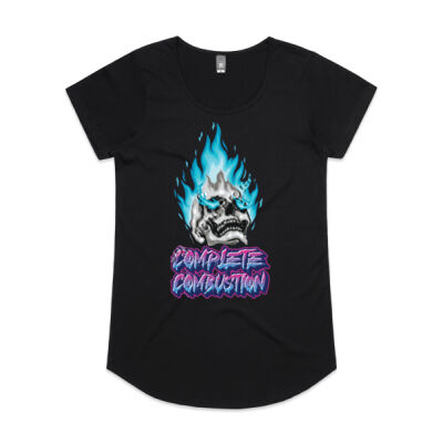 Compleate Combustion Skull with blue flames  Thumbnail