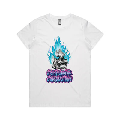 Compleate Combustion Skull with blue flames  Thumbnail