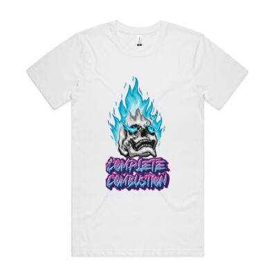 Compleate Combustion Skull with blue flames  Thumbnail